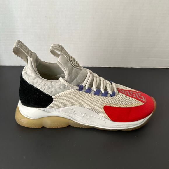 Versace Men Chain Reaction Multicolored Sneakers Authentic Size 40/US 7 - Picture 8 of 9